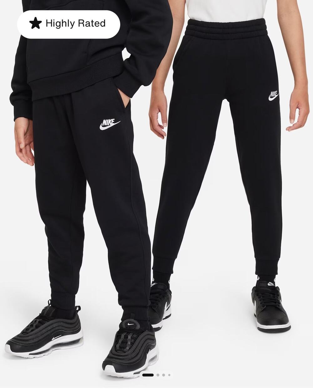 Nike Sportswear Club Fleece Joggers - Youth Medium Black